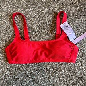 wild fable red bikini top